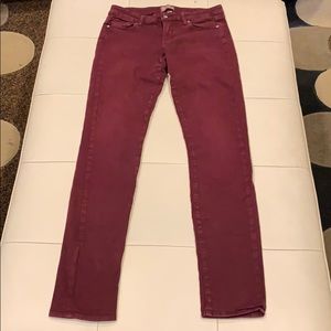 Pagie straight leg red jean